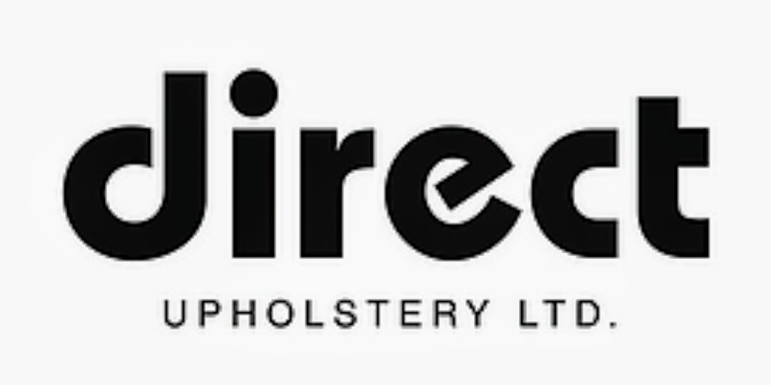 Logo of Wired Upholstery Ltd in black and white.